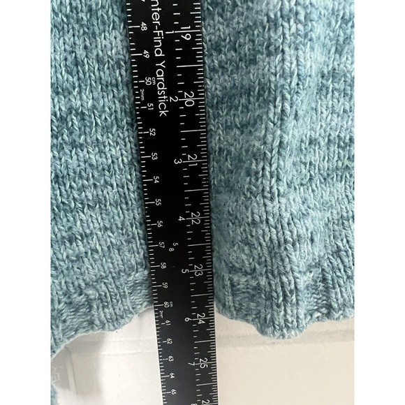 Woolrich quarter 1/4 zip sweater size medium blue - Picture 7 of 8